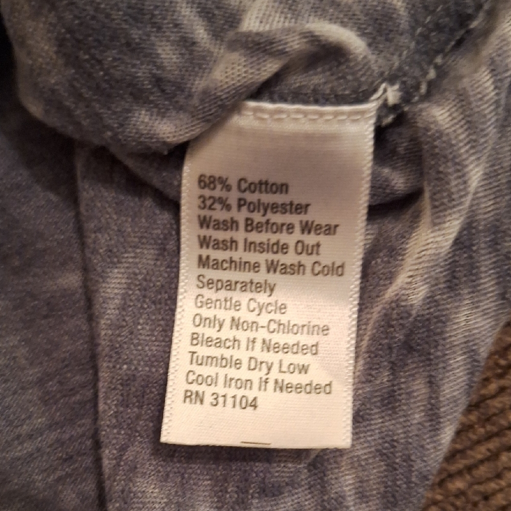 True Craft Gray Ruffle Blouse. NWOT Size MEDIUM - Picture 6 of 7